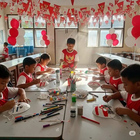 8 Lomba Pendidikan 17 Agustus yang Seru, Cerdas dan Penuh Semangat Kemerdekaan untuk Rayakan HUT RI (sumber:AI)