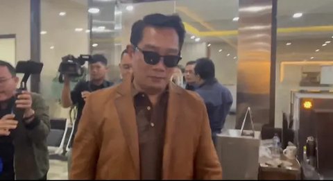 Ridwan Kamil tes DNA di Bareskrim Polri (Liputan6.com/Winda Nelfira)