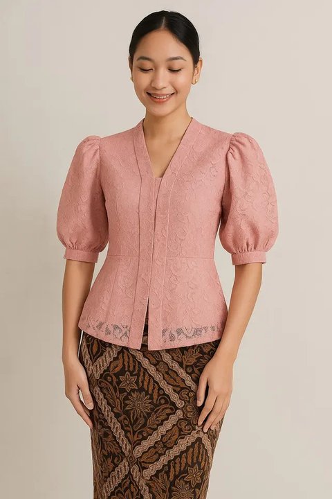 Model Kebaya Lengan Puff