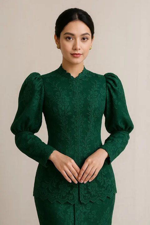 Model Kebaya Lengan Puff