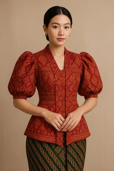 Model Kebaya Lengan Puff