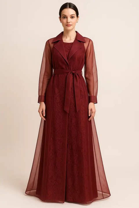 Model Long Dress Muslim Satin Silk yang Lagi Tren