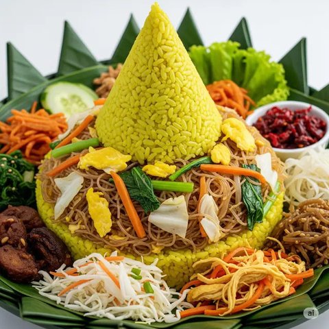 Cara Menghias Tumpeng Mini Sederhana Tapi Bagus