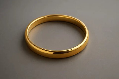 7 Model Gelang Bangle yang Bagus Emas 24 Karat 5 Gram, Mewah tapi Tetap Simple (sumber:AI)