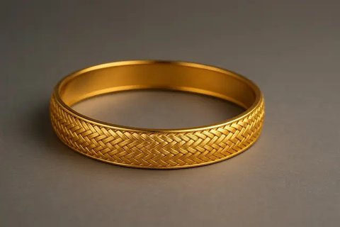 7 Model Gelang Bangle yang Bagus Emas 24 Karat 5 Gram, Mewah tapi Tetap Simple (sumber:AI)