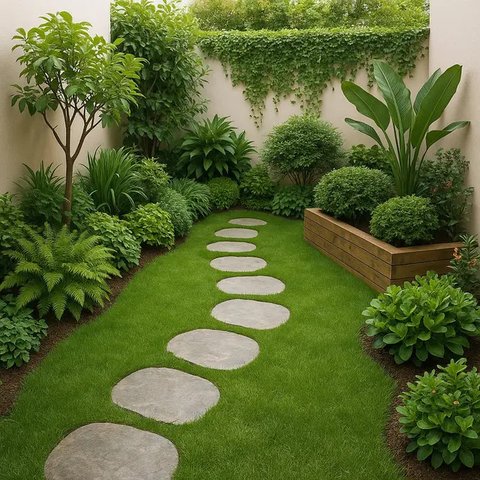 Trik Menata Taman Mungil agar Terlihat Luas dan Asri/AI