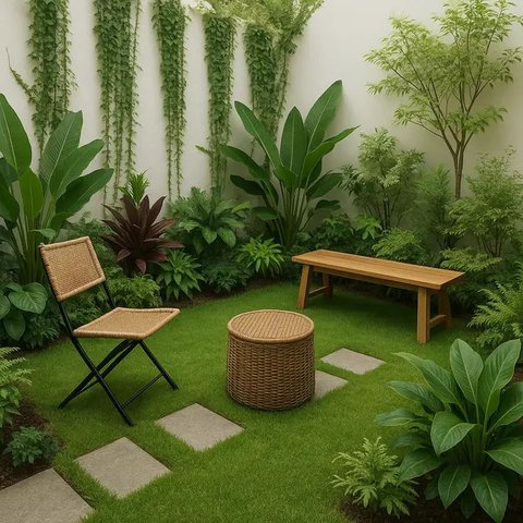 Trik Menata Taman Mungil agar Terlihat Luas dan Asri/AI