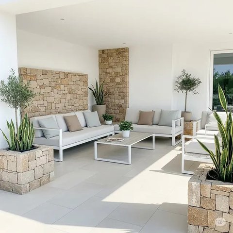 Teras Model Rumah Sederhana Tapi Indah (Meta AI)