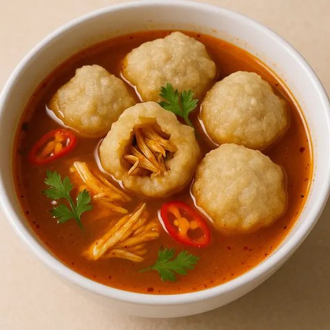 Resep Cireng Isi Ayam Suwir Kuah Pedas untuk Jualan, Tampilan Unik dan Rasanya yang Lezat (sumber:AI)