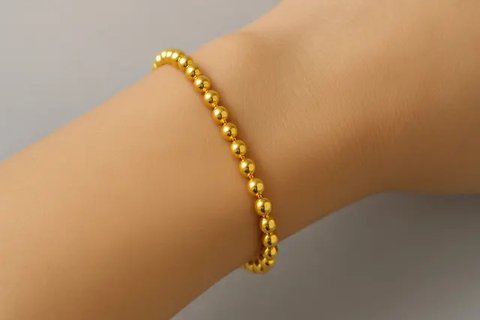 7 Model Gelang Tennis Emas 24 Karat 5 Gram Tanpa Batu Permata, Tampilan Ringan dan Tetap Stylish (sumber:AI)