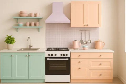 7 Model Dapur Sederhana Tapi Cantik, Bikin Masak Makin Semangat di Rumah Kecil (sumber:AI)