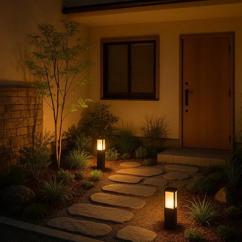 Taman Depan Rumah Gaya Japandi di Lahan Terbatas/AI