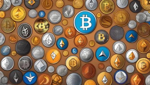 Ilustrasi harga kripto. (Foto by AI)