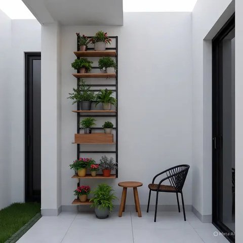 Inspirasi Desain Rumah Kecil 4x6 2 Kamar yang Mungil. Foto: Gemini