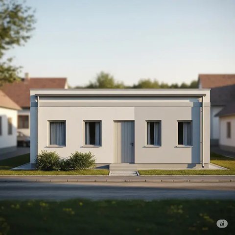 Inspirasi Desain Rumah Sederhana 4x6 Meter. Foto: Gemini