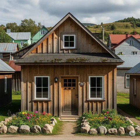 Inspirasi Desain Rumah Sederhana 4x6 Meter. Foto: Gemini