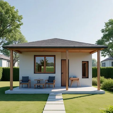 Rumah Sederhana 5x6 1 Kamar (Meta AI)