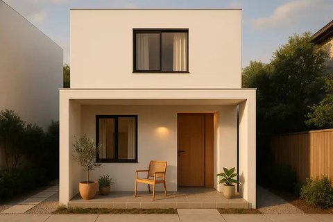 Model Rumah 4x6 Meter Mewah ala Minimalis (created by AI)