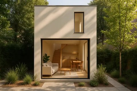 Model Rumah 4x6 Meter Mewah ala Minimalis (created by AI)