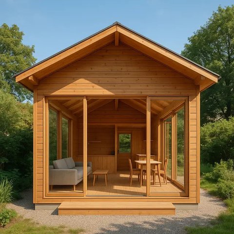 Inspirasi Desain Rumah Sederhana Sekali 2 Kamar Ukuran 4x6. Foto: Gemini