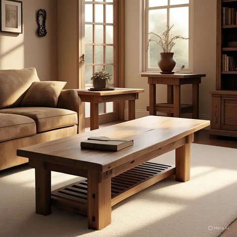 Ilustrasi Furnitur Kayu