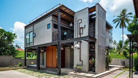 Desain Rumah Kecil 4x6 Mewah Estetik Kontemporer di 2025