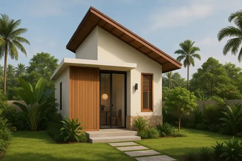 Desain Rumah Kecil 4x6 Mewah Estetik Kontemporer di 2025