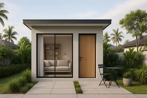 Desain Rumah Kecil 4x6 Mewah Estetik Kontemporer di 2025