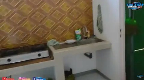 Dapur Rumah Sederhana Pratama Arhan di Blora (Foto: YouTube Cak Iwan Channel New)
