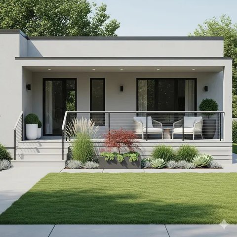 Rumah 7x10 Meter Minimalis (Foto: Gemini AI)