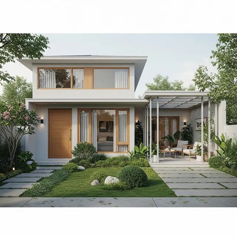 Rumah 7x10 Meter Minimalis (Foto: Gemini AI)
