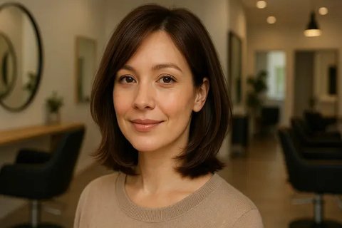 Model Rambut Layer untuk Ibu-Ibu Usia 30--40 Tahun (created by AI)