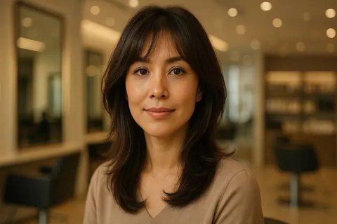 Model Rambut Layer untuk Ibu-Ibu Usia 30--40 Tahun (created by AI)