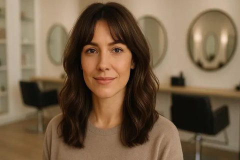 Model Rambut Layer untuk Ibu-Ibu Usia 30--40 Tahun (created by AI)