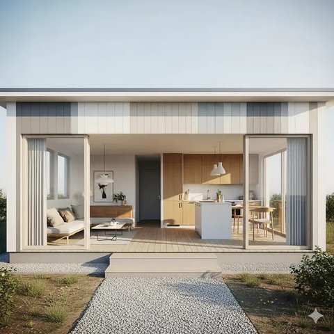 Desain Rumah Kecil 4x6 Mewah Estetik Kontemporer di 2025