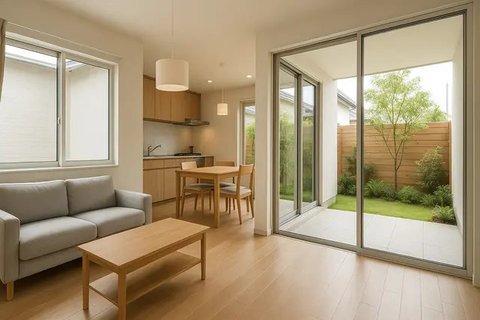Inspirasi Rumah Sederhana Ukuran 5x6 dengan 2 Kamar. Foto: Gemini