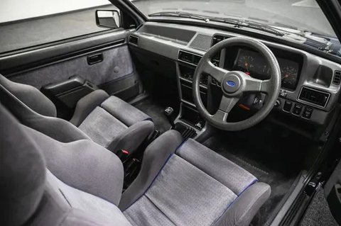 Interior Mobil Listrik Esemka Bima di Pameran IIMS 2023 (Arief/Liputan6.com)