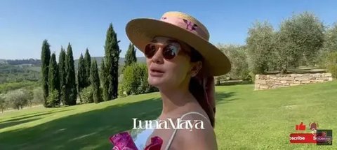 8 Potret Honeymoon Luna Maya dan Maxime Bouttier Saat Menginap di Hotel Italia, Bangunan Estetik dan Megah (sumber: YouTube Luna Maya Official)