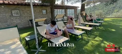 8 Potret Honeymoon Luna Maya dan Maxime Bouttier Saat Menginap di Hotel Italia, Bangunan Estetik dan Megah (sumber: YouTube Luna Maya Official)