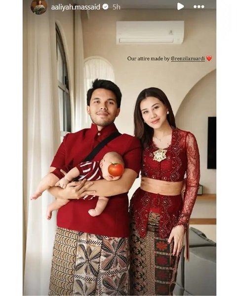 Keluarga Hermansyah di nikahan kakak Sarah Menzel. [IG: @ashanty_ash]