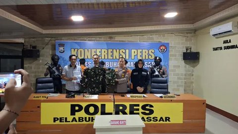 Polisi membongkar aksi pencurian dengan modus bajing loncat yang menyasar dan meresahkan pengguna jalan di Kota Makassar, Sulawesi Selatan. (Liputan6.com/Fauzan)