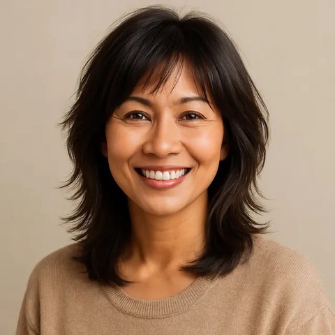 Model Potongan Rambut Layer untuk Ibu-ibu Yang Bikin Awet Muda dan Cocok di Segala Bentuk Wajah