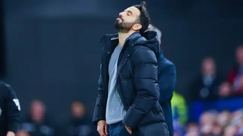 Manajer Manchester United, Ruben Amorim. (AP Photo/Dave Shopland)