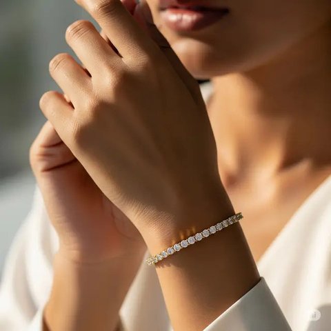 Model Gelang Emas 22K Murah dan Ringan untuk Pemakaian Harian/AI