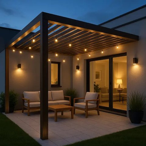 Inspirasi Desain Teras Rumah Sederhana 6 x 9 Meter. Foto: Gemini