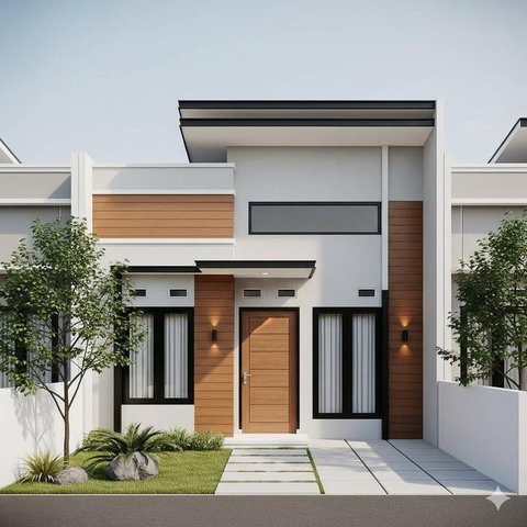 Rumah Minimalis Sederhana 7x9 yang Nyaman (ilustrasi AI)