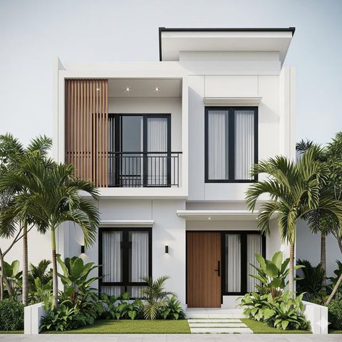 Rumah Minimalis Sederhana 7x9 yang Nyaman (ilustrasi AI)