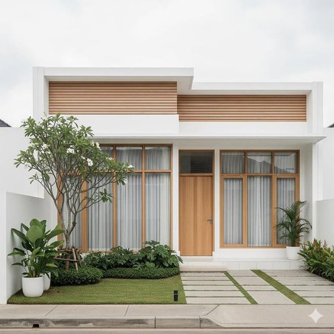Rumah Minimalis Sederhana 7x9 yang Nyaman (ilustrasi AI)