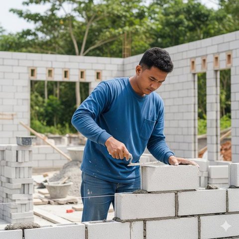 Rumah Minimalis Sederhana 7x9 yang Nyaman (ilustrasi AI)