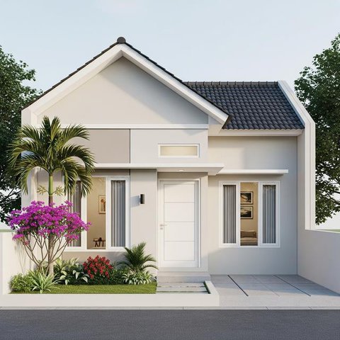 Rumah Sederhana 7x9 Meter. (Foto: Gemini AI)